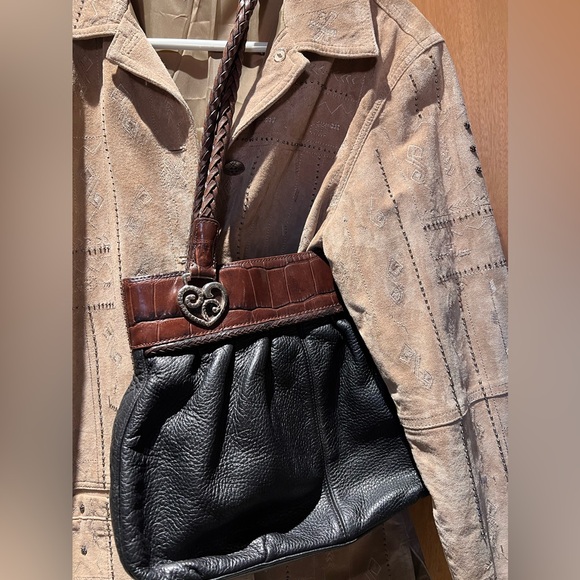 I can’t believe no one has snagged this! Brighton shoulder Purse Genuine Leather - Picture 8 of 15